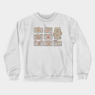 Grey Classic Camera Crewneck Sweatshirt